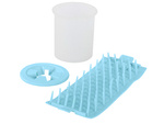 Nettoyeur de pattes pour chien, chat, coupe en silicone, pattes en silicone, poils en silicone