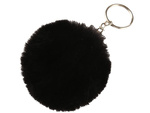 Porte-clés pendentif sac pompon fourrure tinsel pour sacs à main