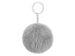 Porte-clés pendentif sac pompon fourrure tinsel pour sacs à main