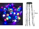 Sapin de noël rideau 64 led rgb