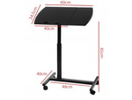 Table pour ordinateur portable sur roulettes bureau réglable