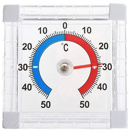 Aussenfenster selbstklebendes thermometerfenster