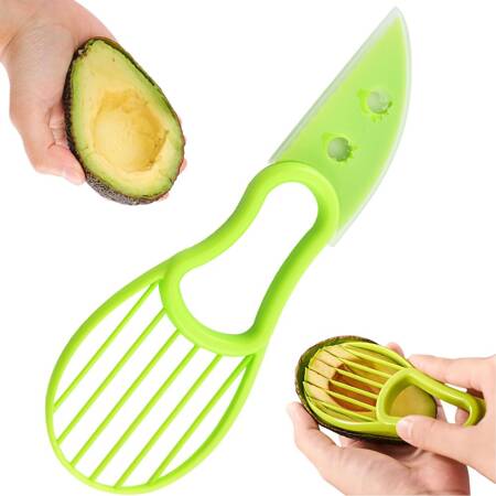 Avocadoschneider messer obstschäler multifunktional in kunststoff