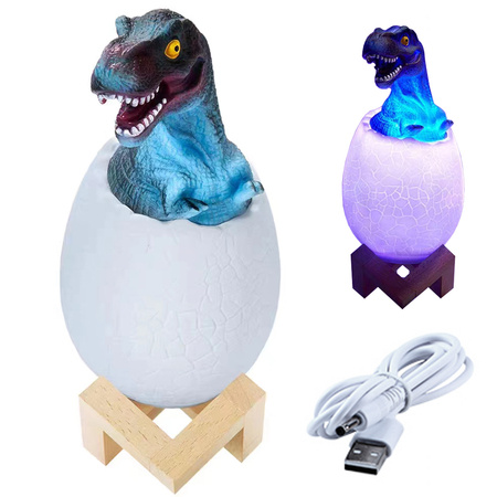 Dinosaurier tyrannosaurier nachtlicht ei rgb led