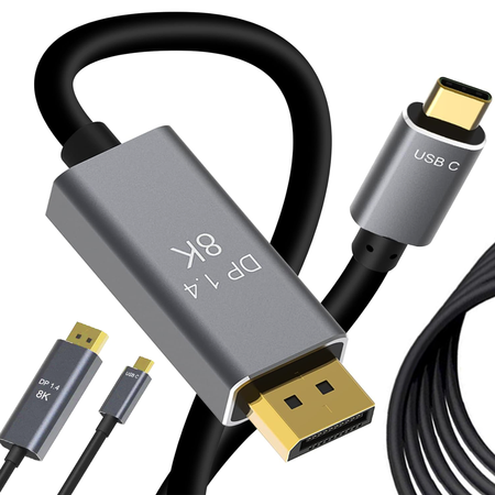 Displayport usb typ-c 1.4 video audio usb-c 8k 4k 2k kabel 1.8m