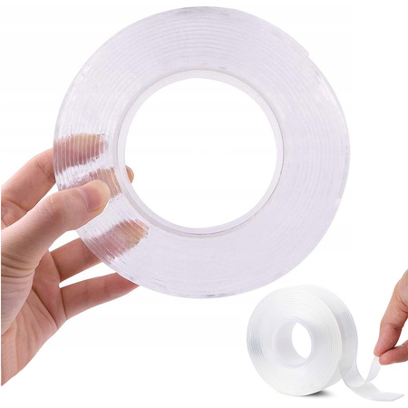 Dual transparent nano tape 5m