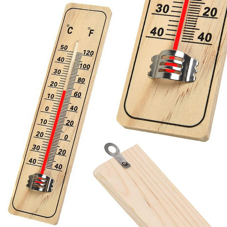 Holzhaus-thermometer aussen innen