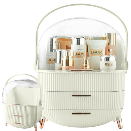 Kosmetik-organizer mit schubladen geräumig grosser griff elegant