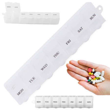 Medikamentenbehälter wöchentliche medikamentenkassette supplement organizer 7 tage