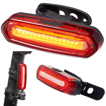 Rote fahrradlampe hinten 4 funktionen led cob