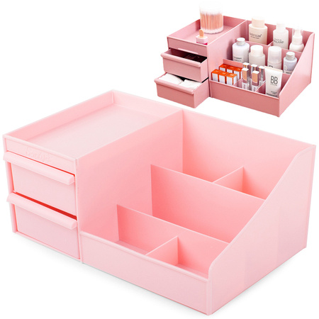 Schatulle kosmetik organizer schmuckbehälter mit zwei schubladen