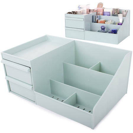 Schatulle kosmetik organizer schmuckbehälter mit zwei schubladen