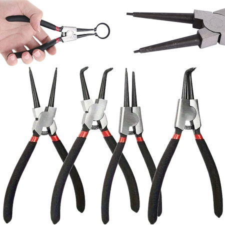 Seger's clamps ringkolben set 4stück gebogen gerade