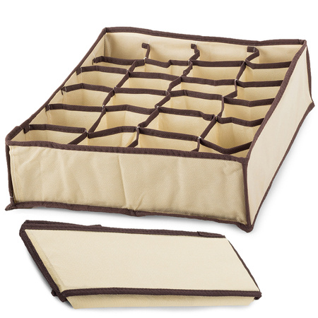 Unterwäsche-organizer socken-schublade beige 24