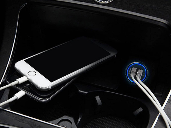 2xusb quickcharge 3.0 autoladegerät für zigarettenanzünderbuchsen