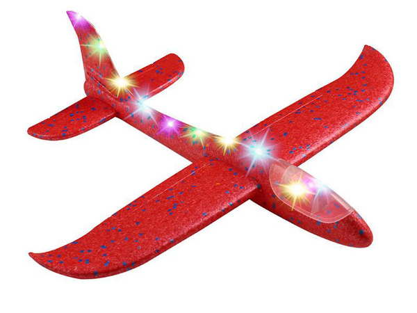 47cm beleuchtungs-led-kugel styropian airplane large