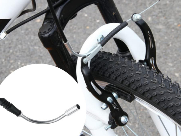 90 grad rohr für v-brake fahrradbremsen satz mit gummis