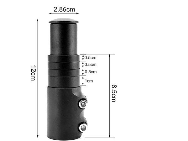 Adapter lenker vorbau vorbauverlängerung einstellbar für vorne fahrrad