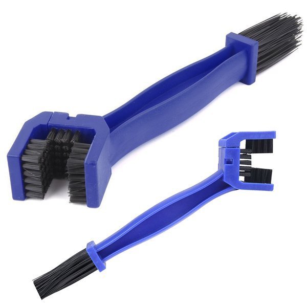 Bike motor chain cleaning brush 2in1