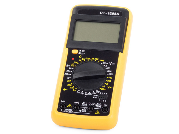 Digitales multimeter strommessgerät dt9205a lcd cyfra