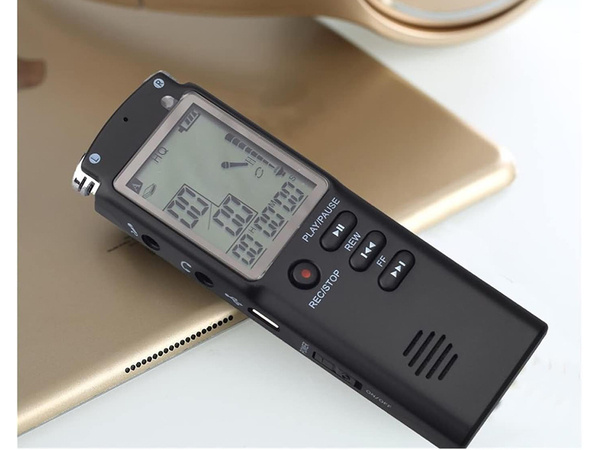 Digitales sprachaufzeichnungsgerät mp3 player 8gb empfindliches mikrofon kopfhörer