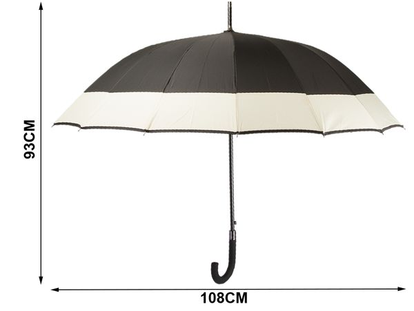 Elegante grosse regierung regenschirm starke xxl rutschfesten griff automatisch