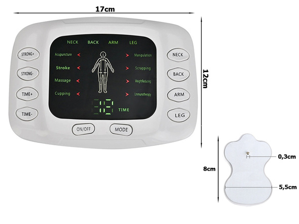 Ems tens muskel elektrostimulator stark