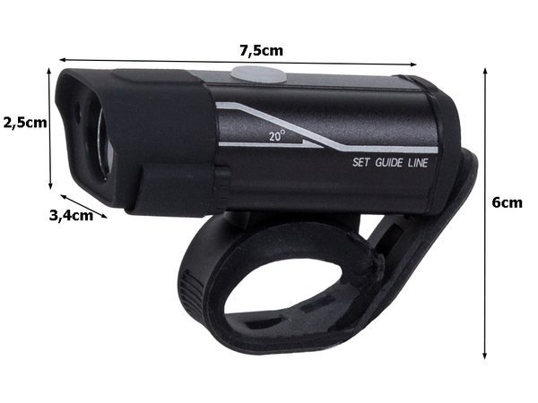 Fahrrad-fronttaschenlampe led xm-l2