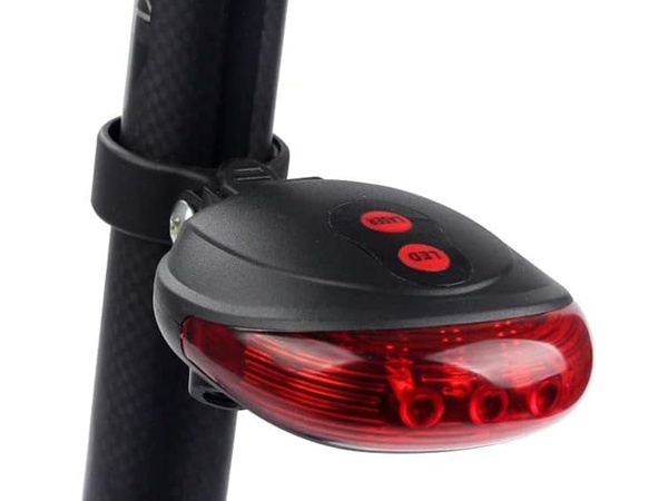 Fahrrad rücklicht 5 led laser linie hintere strasse licht