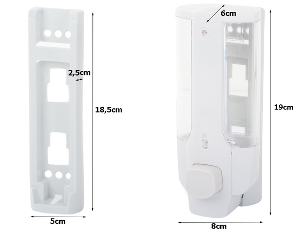 Gel-seifenspender für die wandmontage