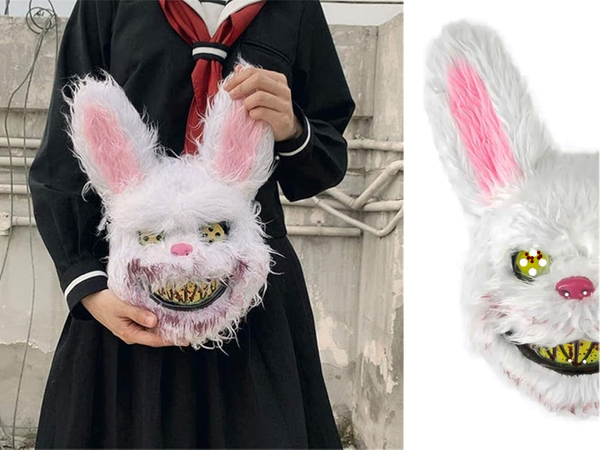 Halloween maske kaninchen ghoulish kreatur monster verkleidung psychopath kostüm