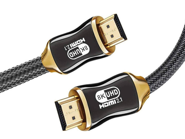 Hdmi 2.1 videokabel ultra high speed 8k 60hz 4k 120hz hq gold 2m