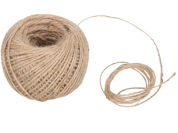 Jutekordel 30m naturbraune jute