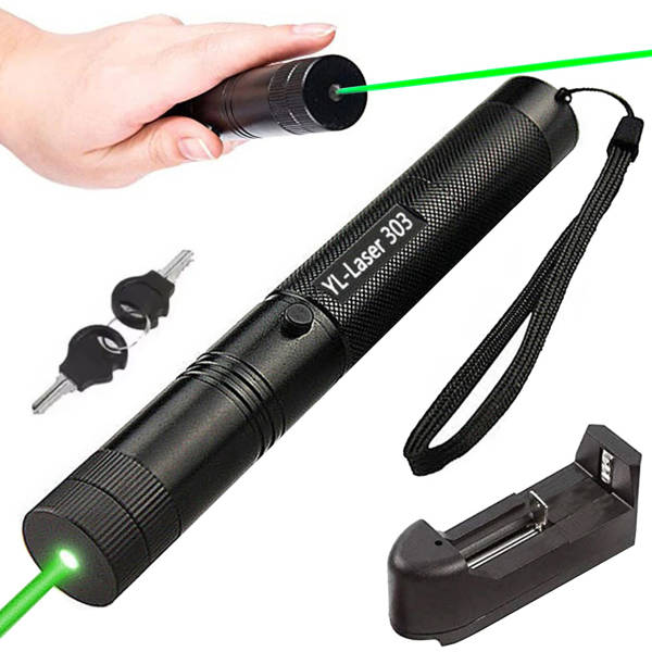 Laserpointer grüner punkt stark