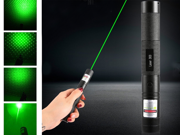 Laserpointer grüner punkt stark