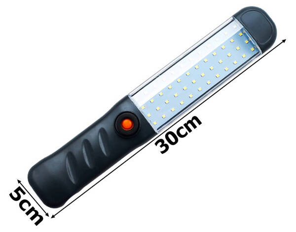 Leistungsstarke werkstatt-taschenlampe 48 led cob usb haken magnet wiederaufladbar