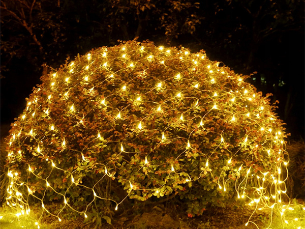 Lichtervorhang 100 led weihnachtsbeleuchtung außen weiß warm 1x2m