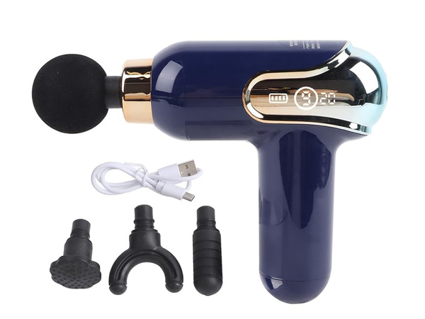 Mini-massagepistole leistungsstarke massagepistole tragbar + 4 spitzen