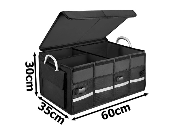 Organizer-tasche für den kofferraum eines autos kofferraum-box-tasche mit deckel