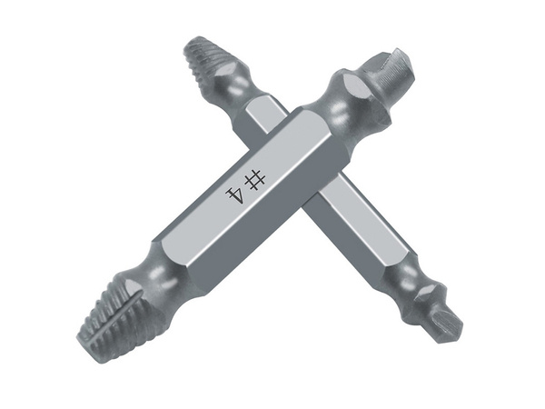 Schraubenausdreher für abgebrochene stifte 4 stück
