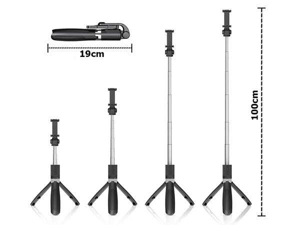 Selfie-stick stativ fernbedienung bluetooth