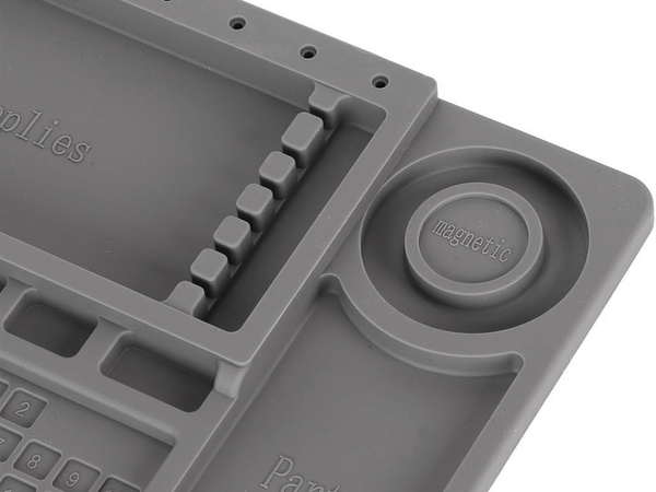 Silikonservicematte lötorganisator grosses pad 30x45 magnet