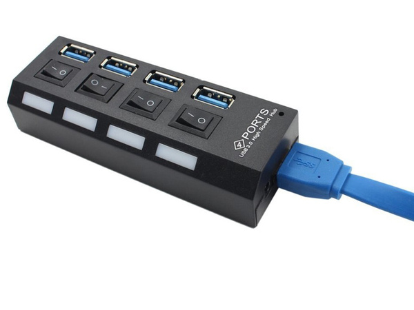 Splitter hub usb port splitter 4x usb 3.0