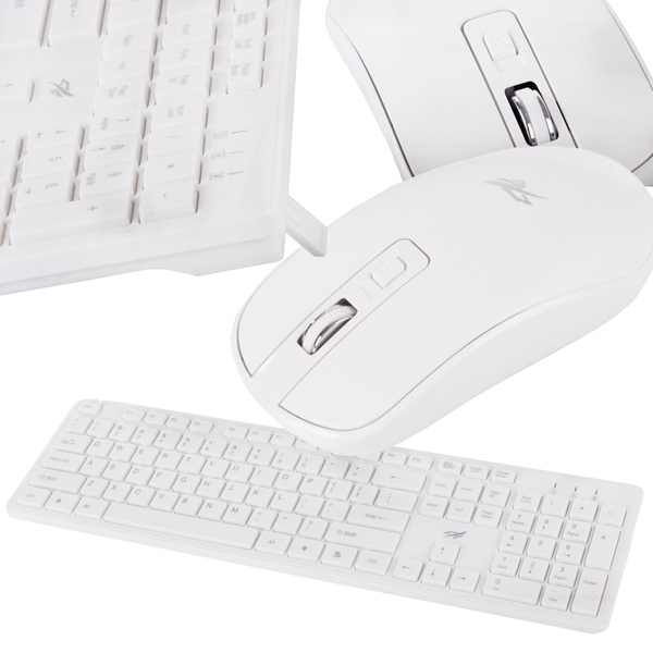 Tastatur und maus kabelloses mausset silent numeric usb