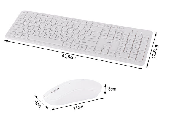 Tastatur und maus kabelloses mausset silent numeric usb