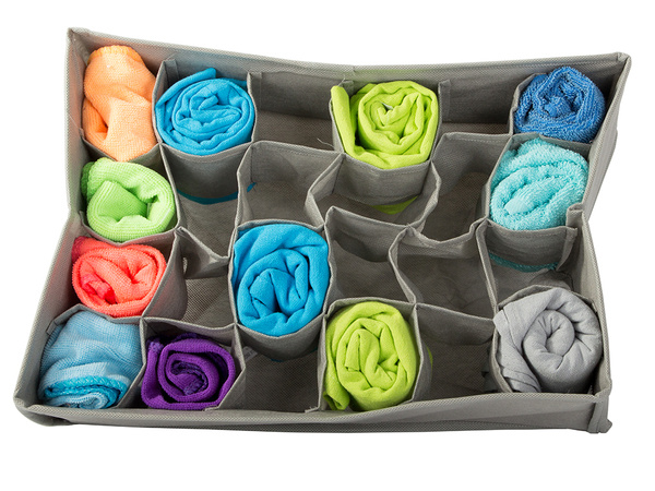 Unterwäsche organizer socken schublade kleiderschrank 24 fächer bin