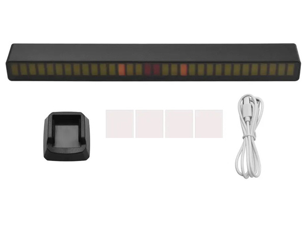 Usb leds sound response mehrfarbig neon rgb led streifen blinkt 18 modi