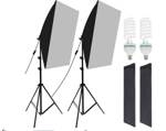 2x 135w licht softbox licht kit stativ heimstudio foto glühbirne