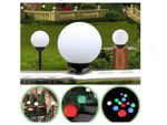 4x rgb-solar-garten-kugel-lampe 10 cm