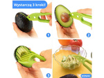 Avocadoschneider messer obstschäler multifunktional in kunststoff